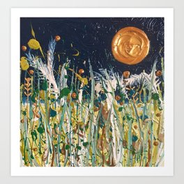 Harvest moon Art Print