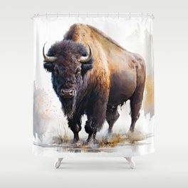 Buffalo  Shower Curtain