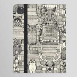 books and blankies black pearl iPad Folio Case