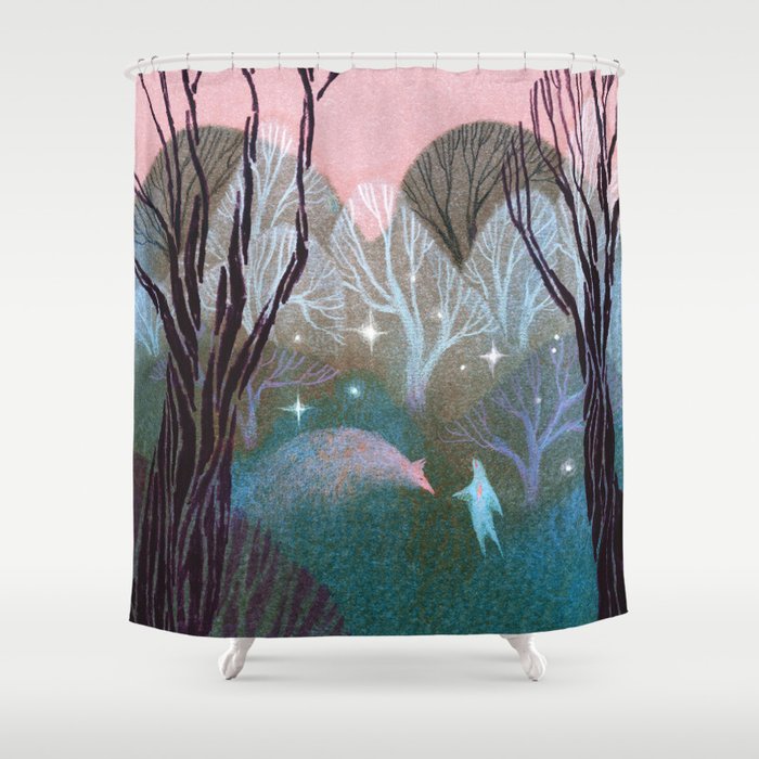 Spirits in the Forest Shower Curtain