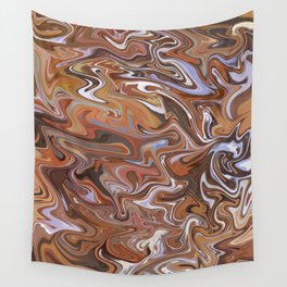 Trippy Autumn Landscape  Wall Tapestry