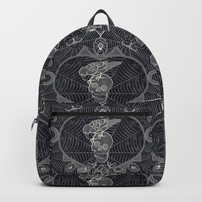 Gothic Lace-skull-black Backpack
