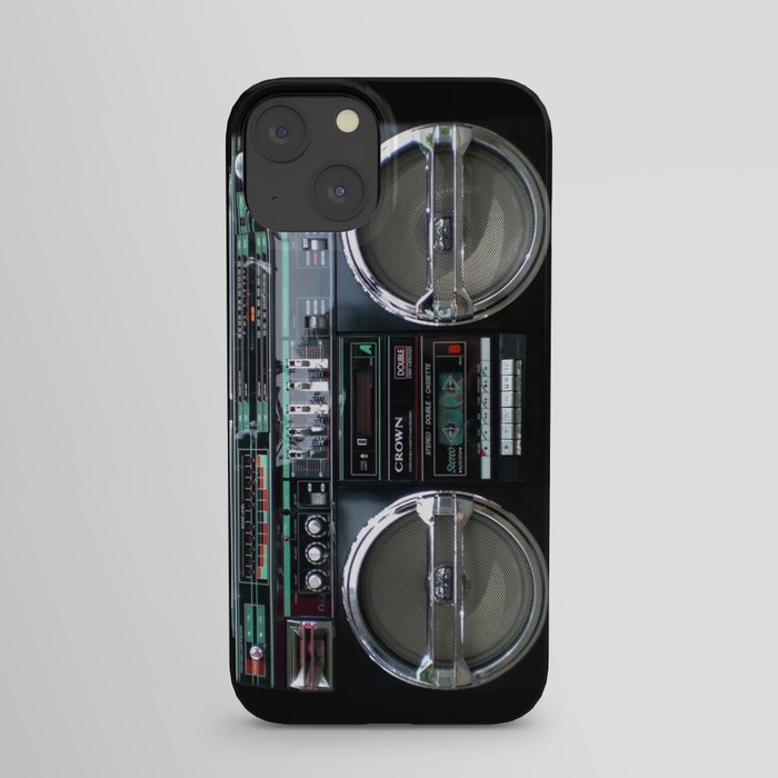 Retro 80's objects - Guetto Blaster iPhone Case