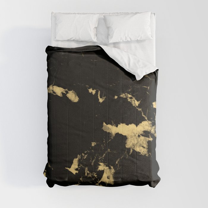 Black Marble #5 #decor #art #society6 Comforter