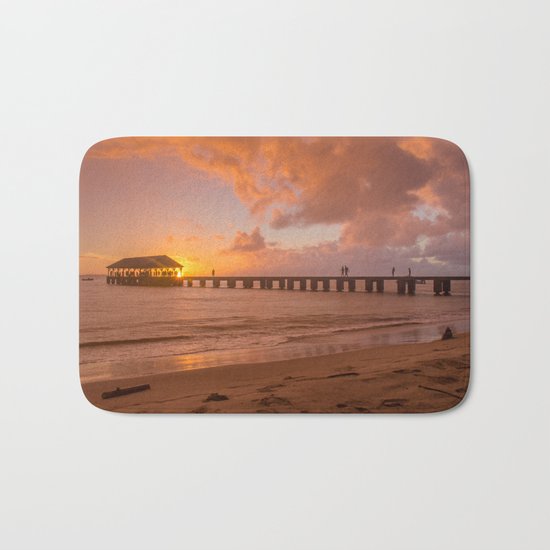 Hanalei Bay, Hawaii Bath Mat