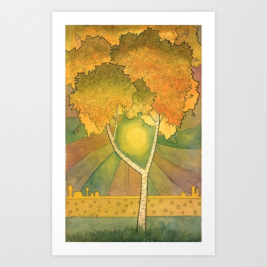 Birch 2 Art Print
