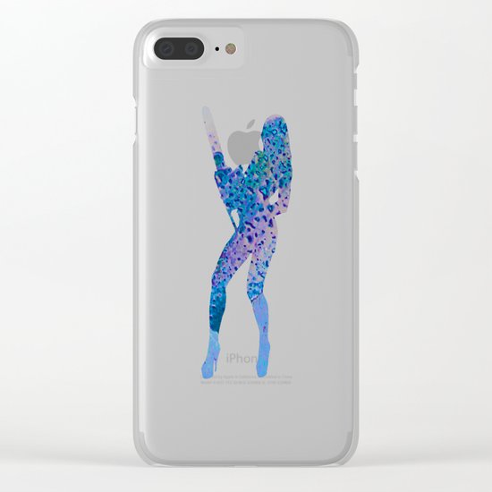 Disintegration Clear iPhone Case