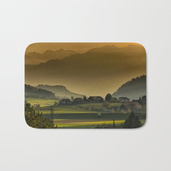 autumn landscape Bath Mat