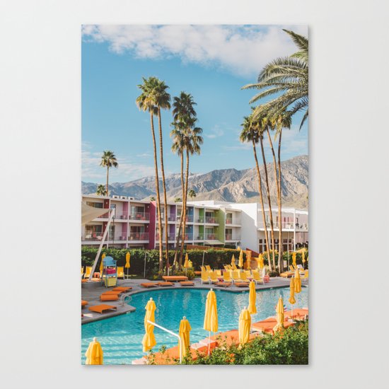 Palm Springs Saguaro Canvas Print