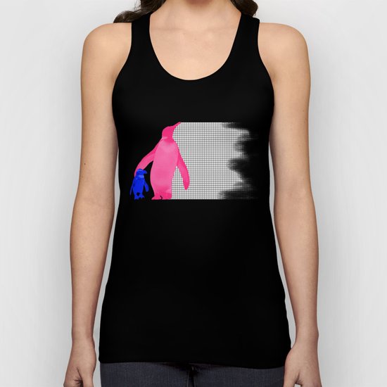 Pinkuin - mom and son Unisex Tank Top
