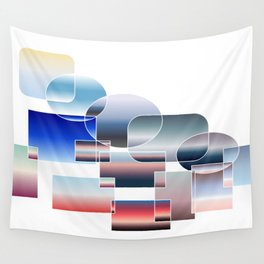 The Shape Of Sunset  Wall Tapestry