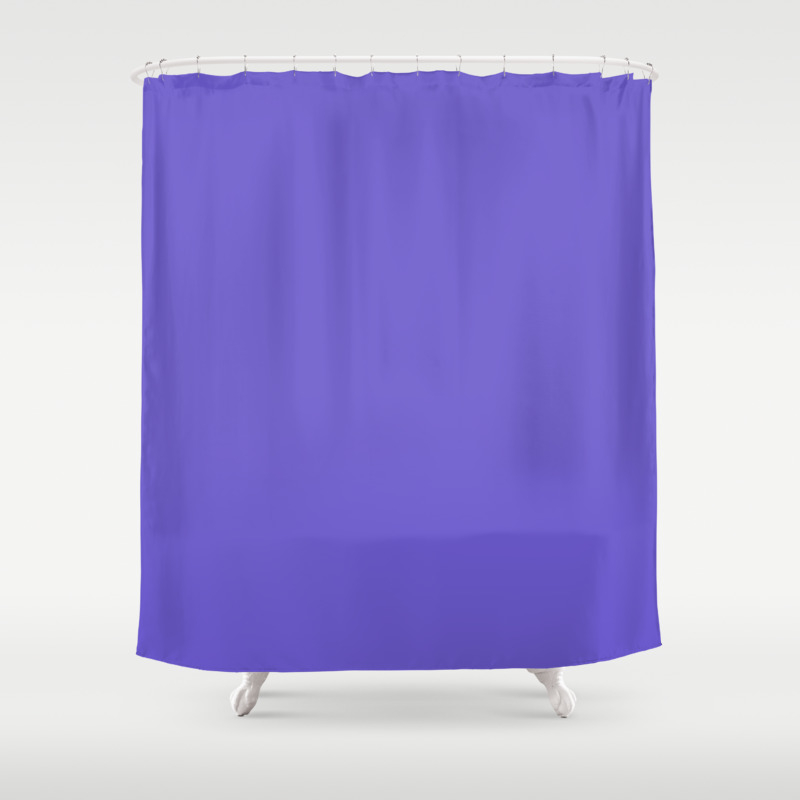 Color Slate Blue Shower Curtain By Kultjers Society6
