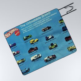 1971 International Hot Wheels Catalog Poster No 1 Picnic Blanket