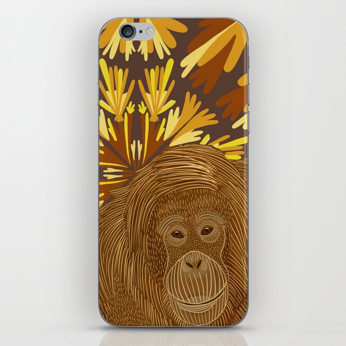 Abstract Orangutan iPhone Skin