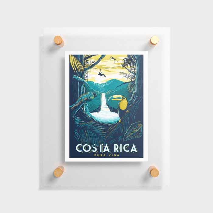 costa rica rainforest Floating Acrylic Print