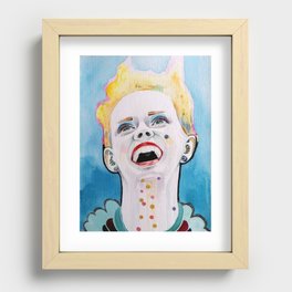 Happy woman Recessed Framed Print