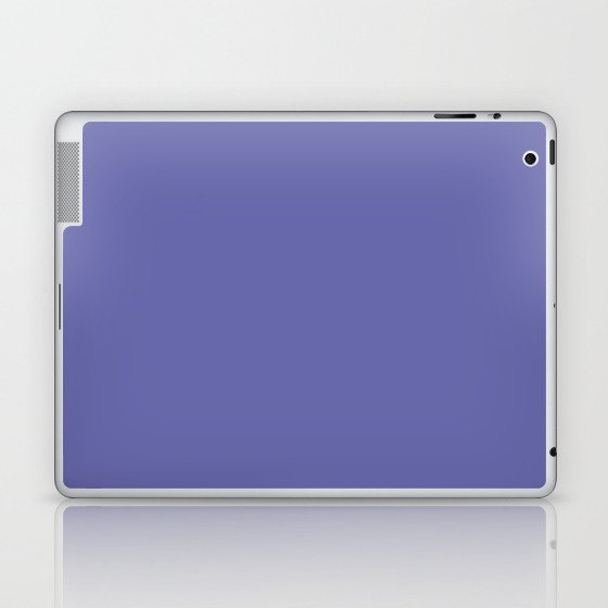 Now Veri Peri periwinkle blue pastel solid color modern abstract illustration Laptop & iPad Skin