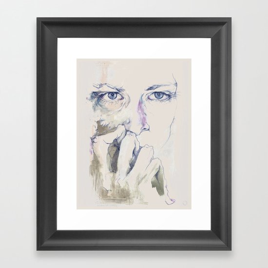 retrato Framed Art Print