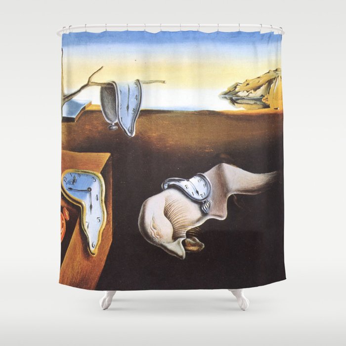 The Persistence of Memory by Salvador Dali Shower Curtain