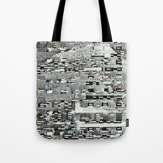 Highly Resolved Ghost (P/D3 Glitch Collage Studies) Tote Bag