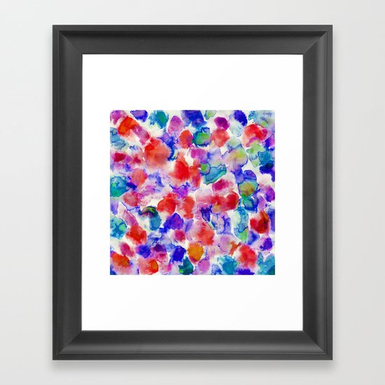 Amaris Blue Framed Art Print