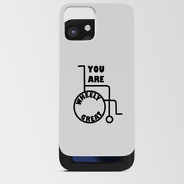 You are "wheely" great! iPhone Card Case