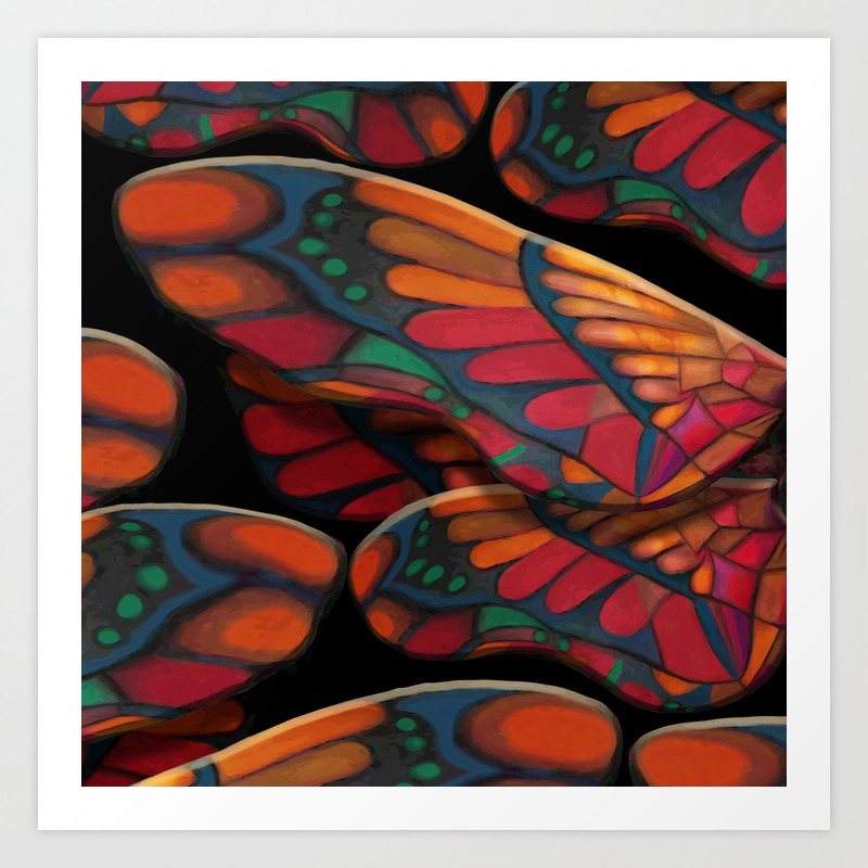 A Thousand Colors Of Butterfly Wings Art Print By Marcanton