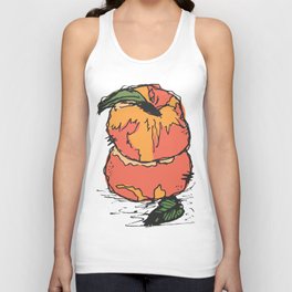 Two peaches on top Unisex Tank Top