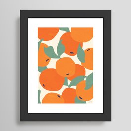 Lots of Oranges Framed Art Print