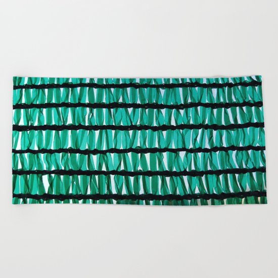 green texture Beach Towel