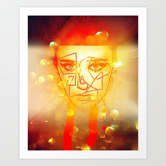 The Girl UnWound Art Print