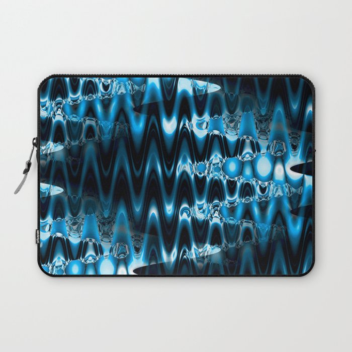 Warped Gl Midnight Blue Laptop Sleeve By Nataliecatlee Society6