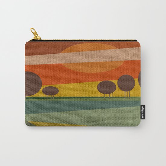 ABSTRACT SUNSET Carry-All Pouch