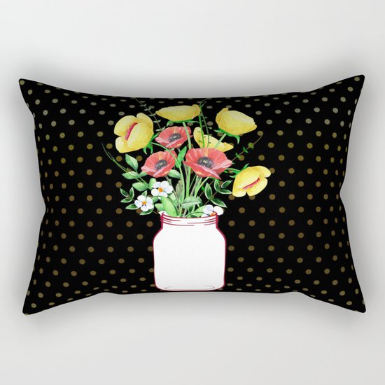 Mason Jar #3 Rectangular Pillow