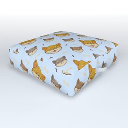 Shiba Inu Dog Kawaii Pattern Gift Outdoor Floor Cushion
