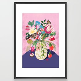Surprising Sweets Bouquet Framed Art Print
