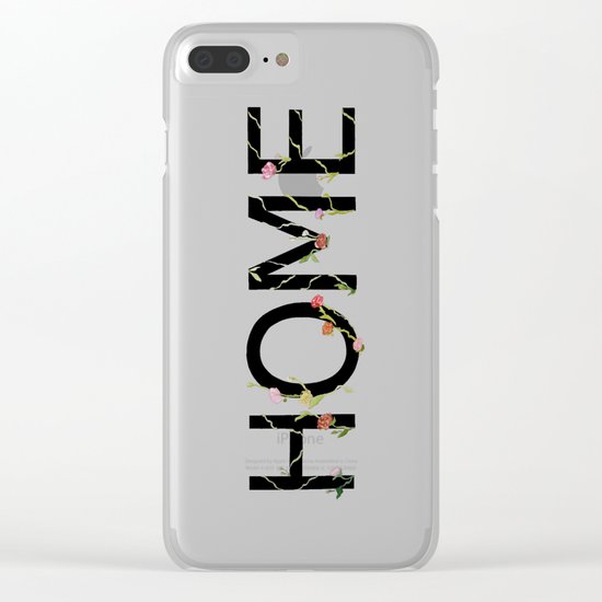 HOME Clear iPhone Case