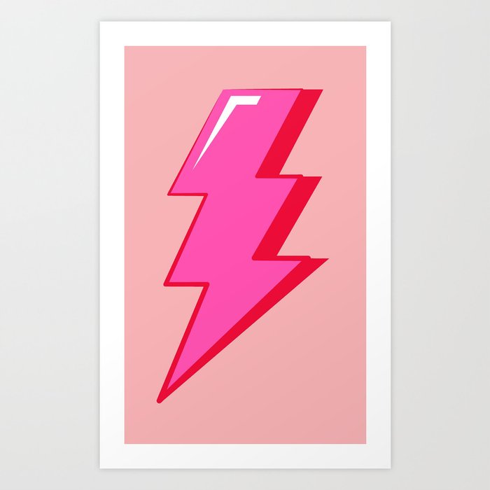 Lightning outlet bolt art