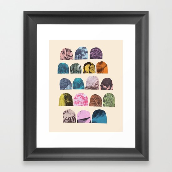 EIGHTEEN GRAVES Framed Art Print