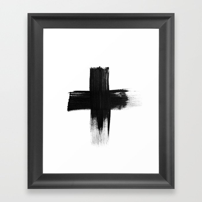 Cross Framed Art Print