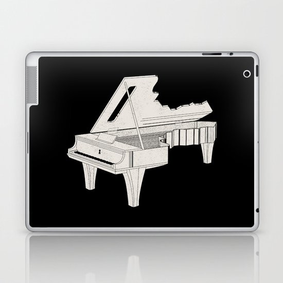 Music Is The Key. Laptop & iPad Skin