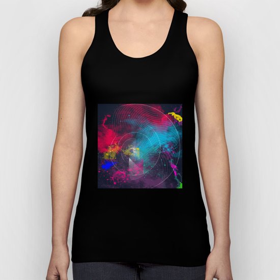 Longing for a colorful totality Unisex Tank Top