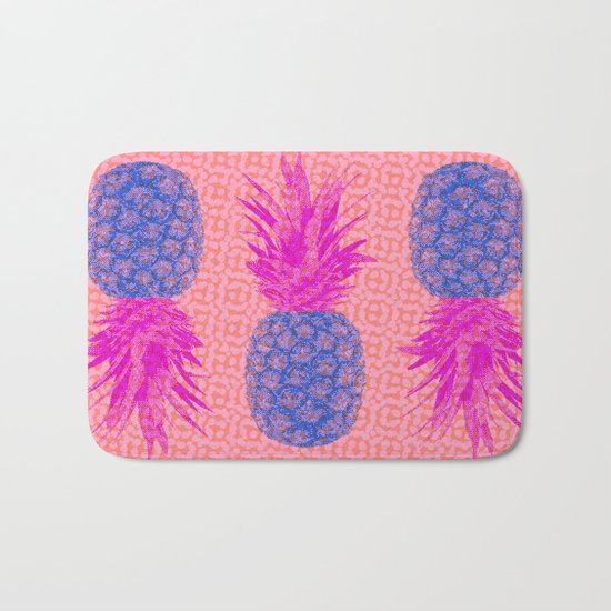 Pineapple Bits Bath Mat
