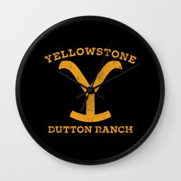 Yellowstone Dutton Ranch Wall Clock