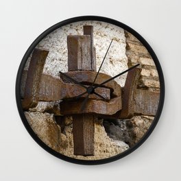 Steel anchor Wall Clock