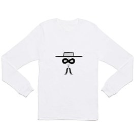 El Bandito Long Sleeve T Shirt | Moustache, T Shirt, Drawing, Bandits, Mask, Cowboyhat, Digital, Art, Iotaillustration, Illustrator 