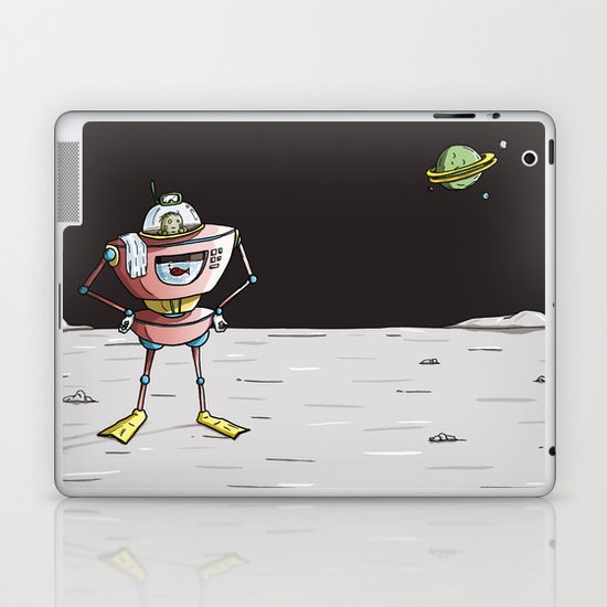 On the moon 3 Laptop & iPad Skin