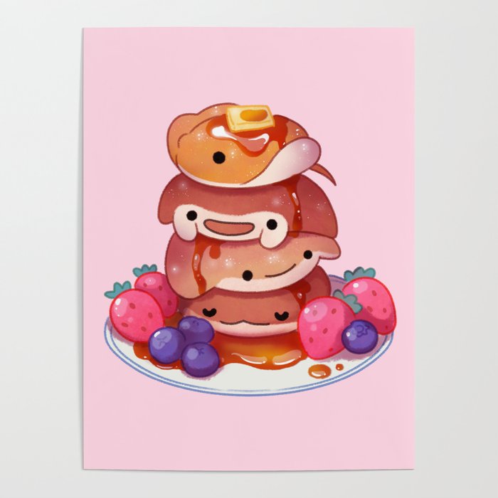 Fluffy sea pancakes Poster