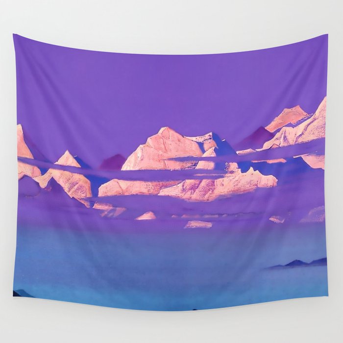 “Himalayas” by Nicholas Roerich Wall Tapestry