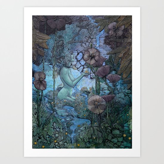 Gaian Forest Art Print
